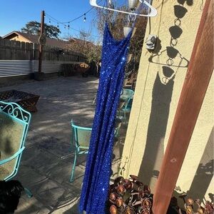 Windsor Royal Blue Sequin Gown